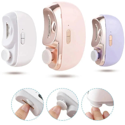 2-in-1 Electric Nail Clipper for Safe and Easy Nail Care