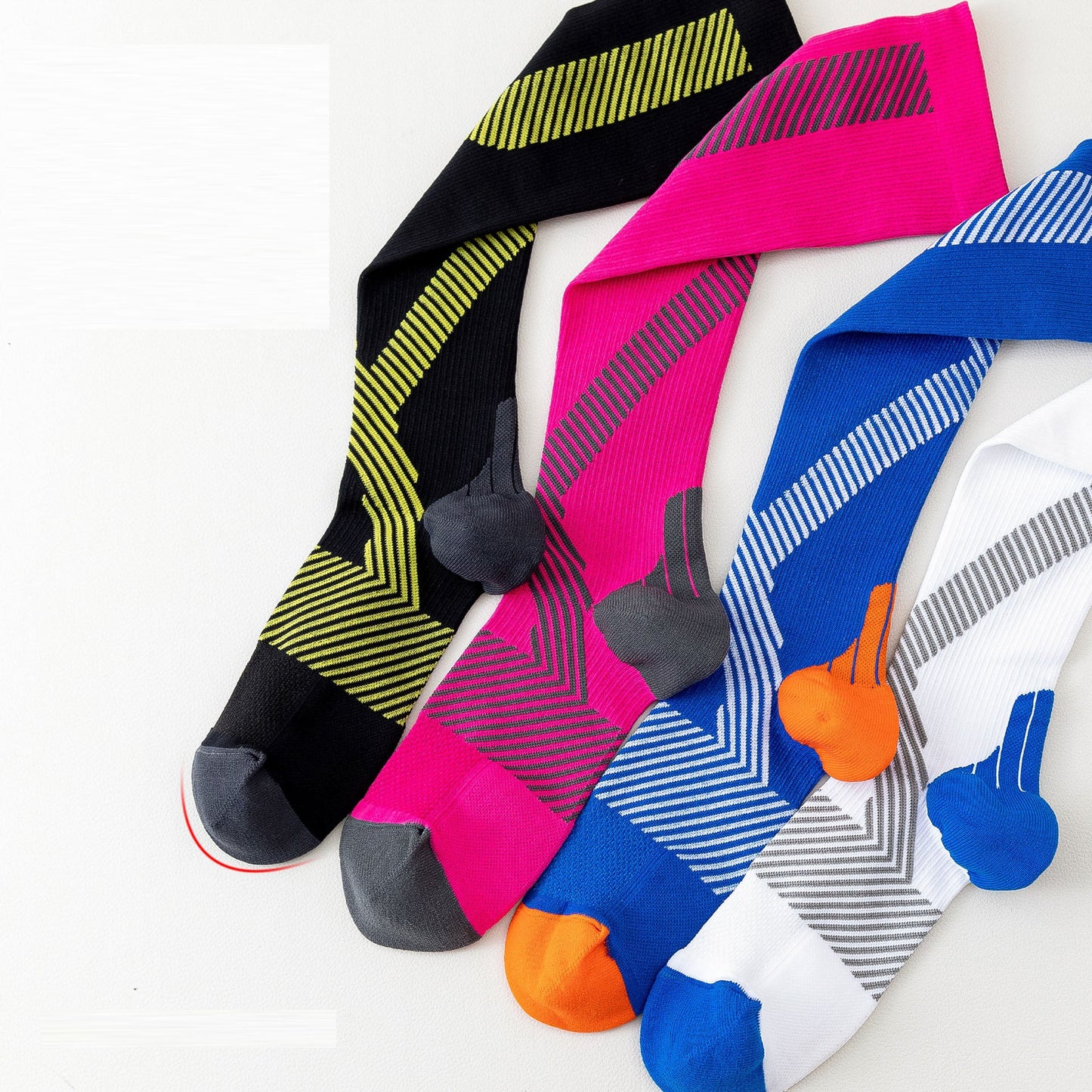 Sports pressure socks for men and women, comfortable for sports, compression socks with a pressure of - Korvel