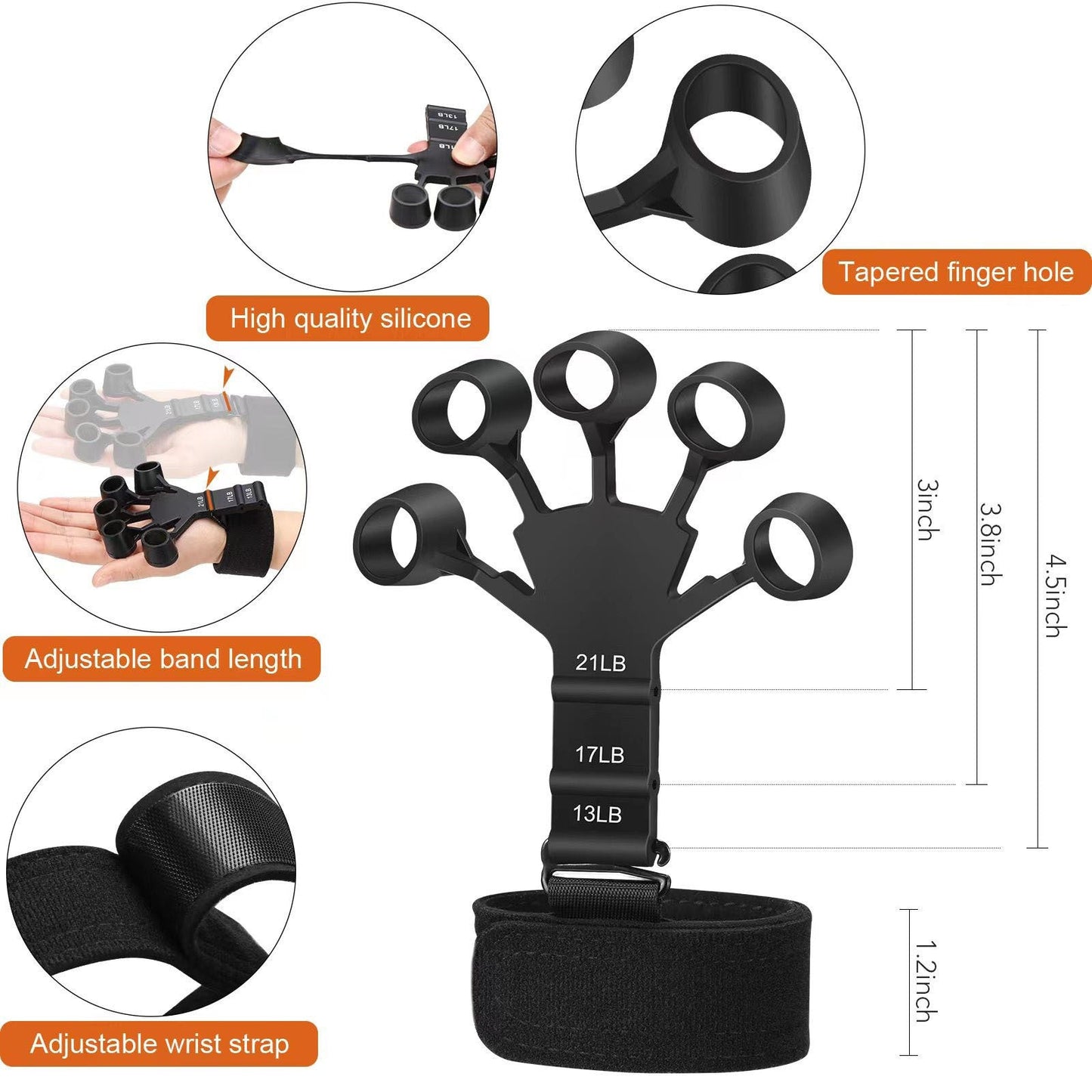 Training device grip device male finger strength finger training small arm muscle muscle expansion varicose fitness equipment - Korvel