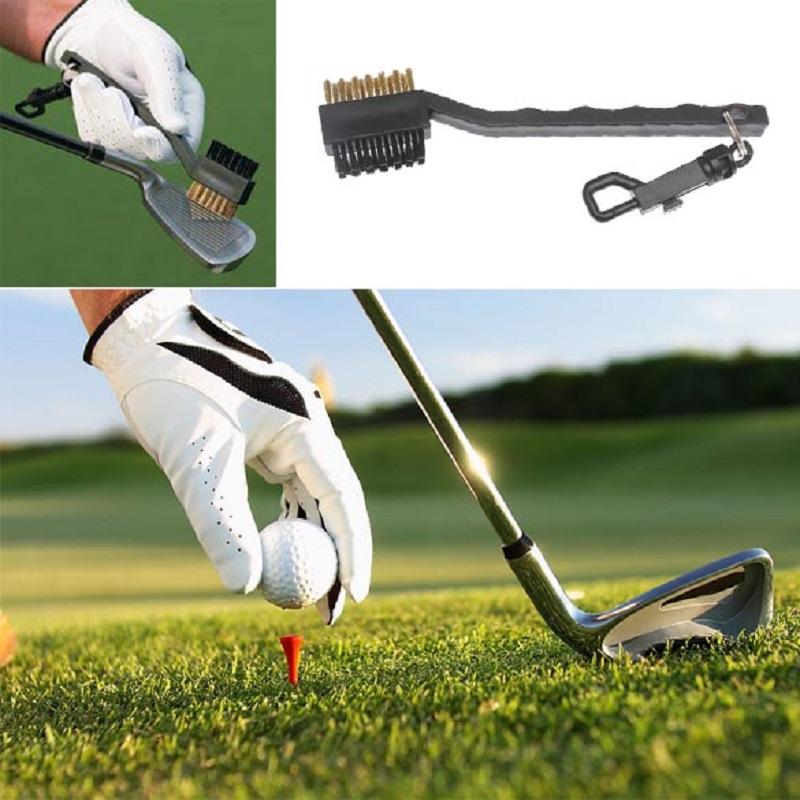 Mini Double Side Golf Club Head Groove Cleaner Brush - Korvel