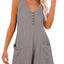 Pocketed Scoop Neck Sleeveless Romper