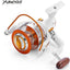 YUMOSHI Full Metal Fishing Spinning Reel with Exchangeable Arm Rocker