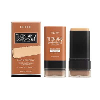 Light Transparent Concealer Foundation Stick, The Liquid Foundation Is Not Easy To Remove Makeup Moisture Natural Refreshing - Korvel