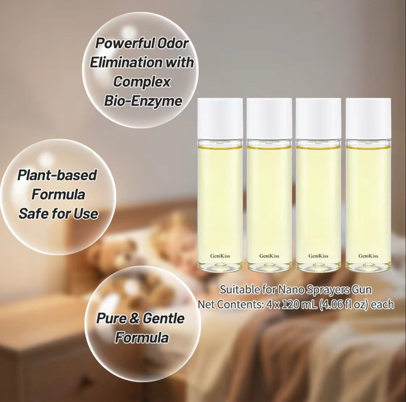 NanoFresh Odor Spray - Portable Deodorizing Solution