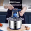 Electric Meat Grinders, 5L Food Processor, Stainless Steel Multifunctional Vegetable Slicer, Kitchen Chopper & Mixer - Korvel