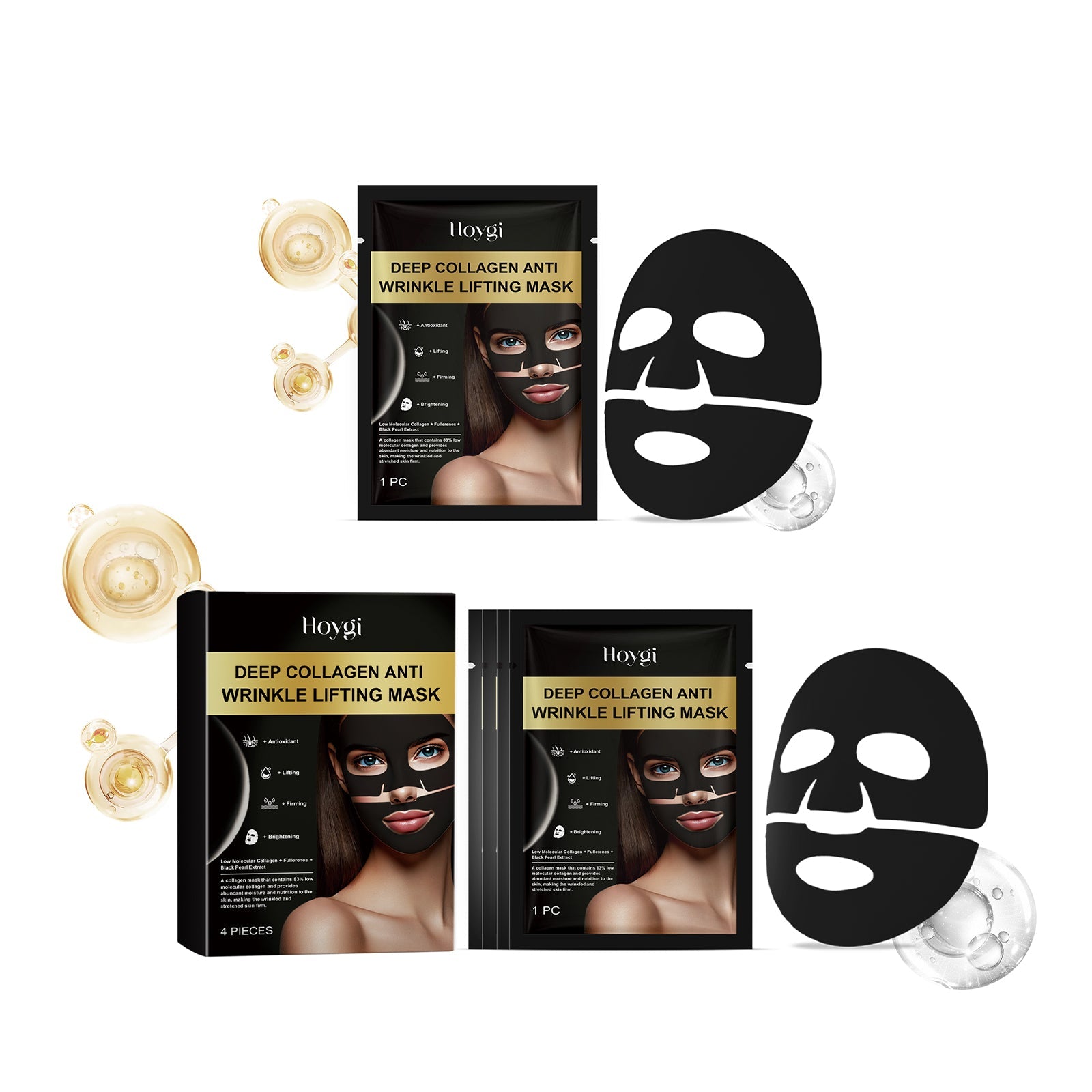 Collagen Moisturizing Mask Gently Nourishes And Moisturizes Skin, Strengthens Skin, Reduces Fine Lines And Moistens Skin - Korvel