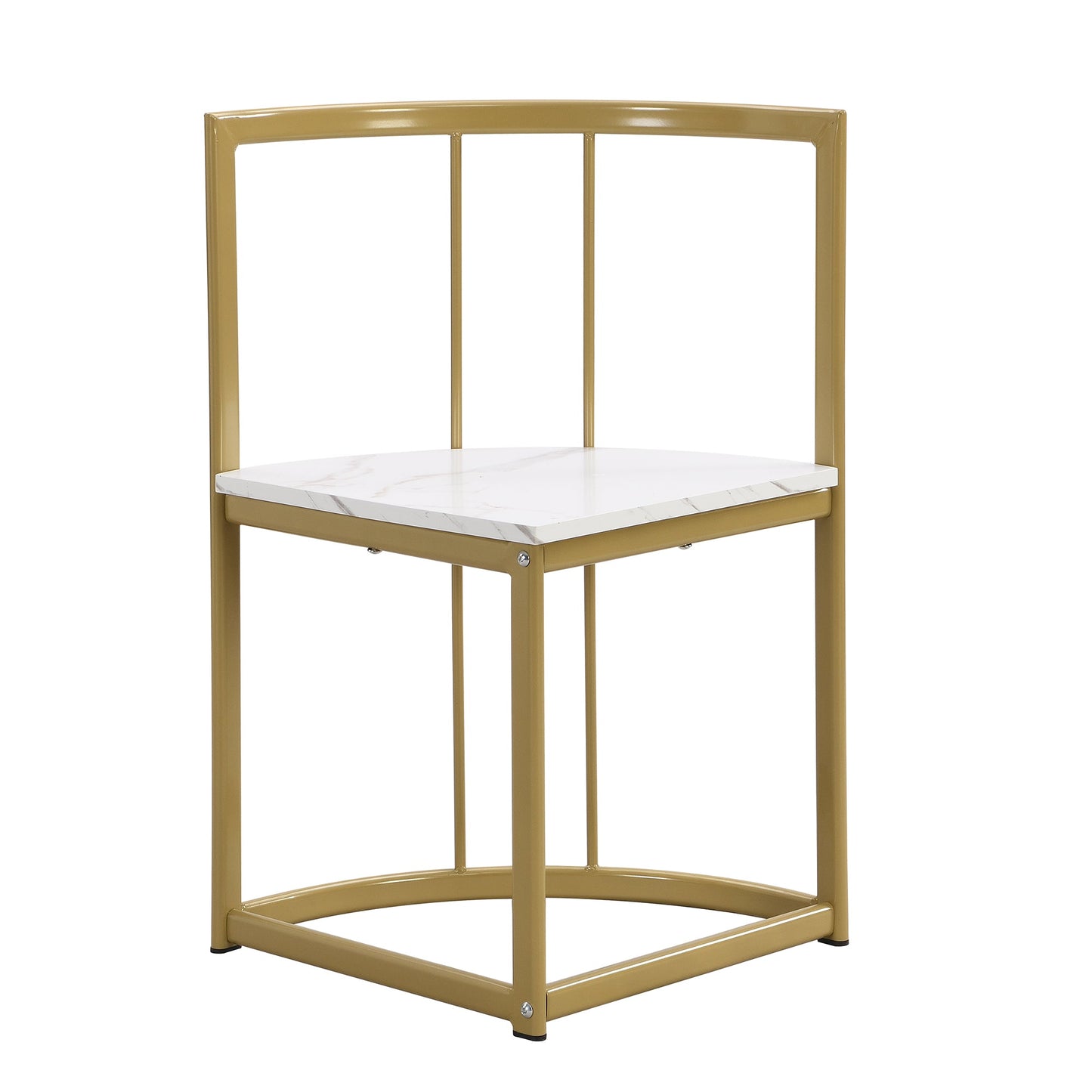 Ensemble de salle à manger moderne TOPMAX 7 pièces avec faux marbre