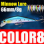AFISHLURE Bass Wobblers Trout Fishing Lure  66mm/8g Minnow  Hard Baits Iscas Artificial Pesca Leurre - Korvel