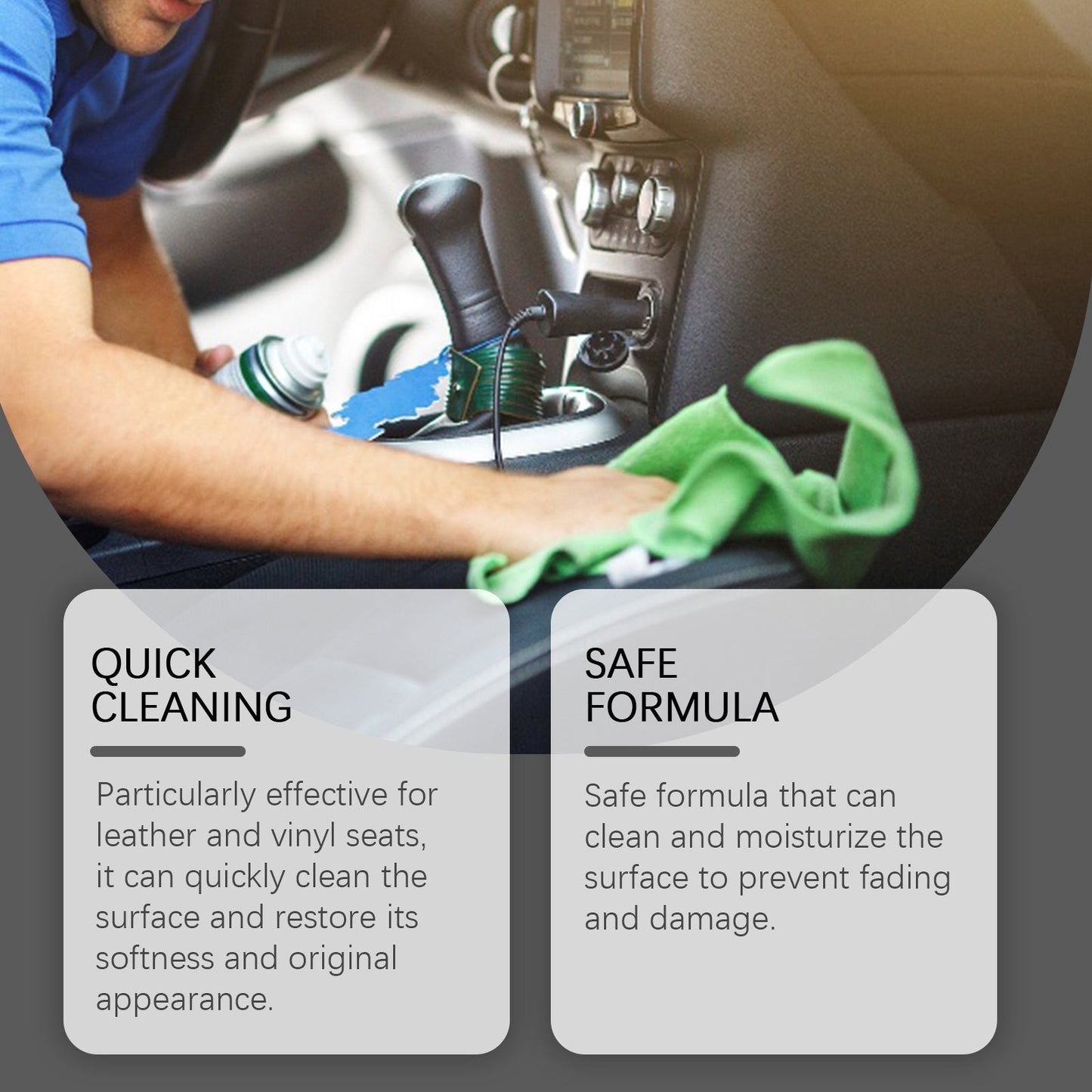 Premium Car Leather Cleaning Sponge for Luster Restoration