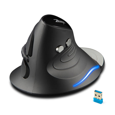 Master F17 Vertical Mouse Ergonomic Worm Anti Mouse Hand Laptop Desktop Wireless Mouse - Korvel
