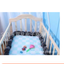 Coussin de Bumper de Lit Braid Knot pour Bébé de 100 cm Premium