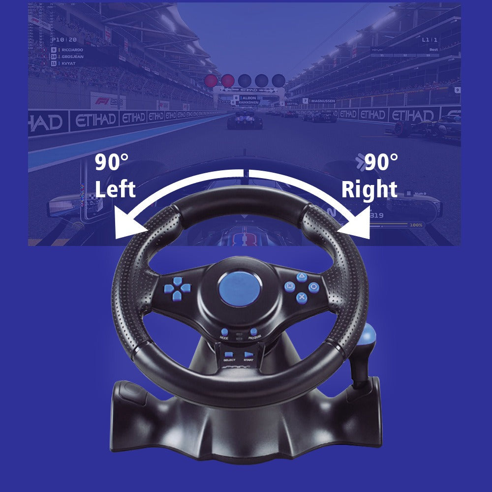 Volante de carreras 7 en 1 para Switch, Xbox, PS4 y PC