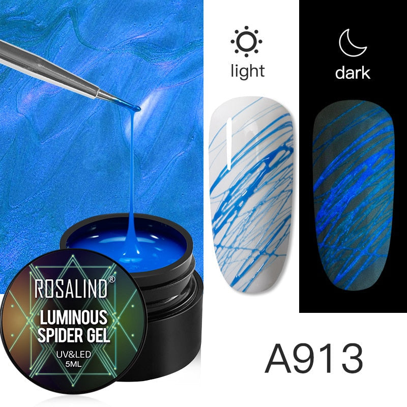 ROSALIND Gel Spider Line Nail Art Polish - 5ml