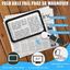 Full-Page 5X Magnifying Glass for Reading, Folding Lighted Magnifier with 48 LED Lights, Rectangular Handhold Magnifier - Korvel