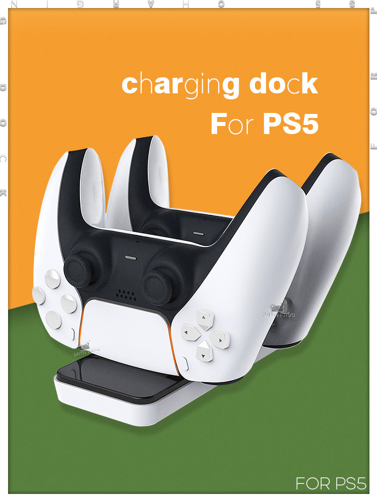 Suitable for PS5 controller charger base game controller dual charging base PS5 accessories - Korvel