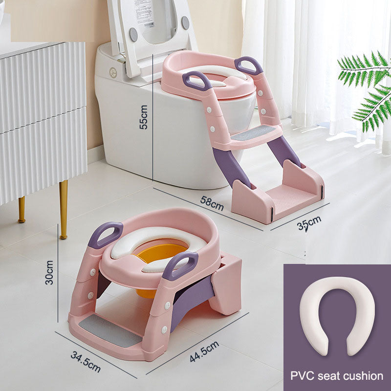 Siège de toilette multifonctionnel pour enfants et marchepied