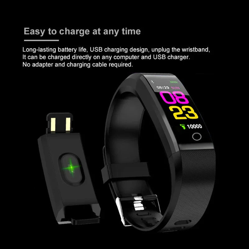 Smart Watch Men Women Heart Rate Monitor Blood Pressure Fitness Tracker Smartwatch Sport Watch - Korvel