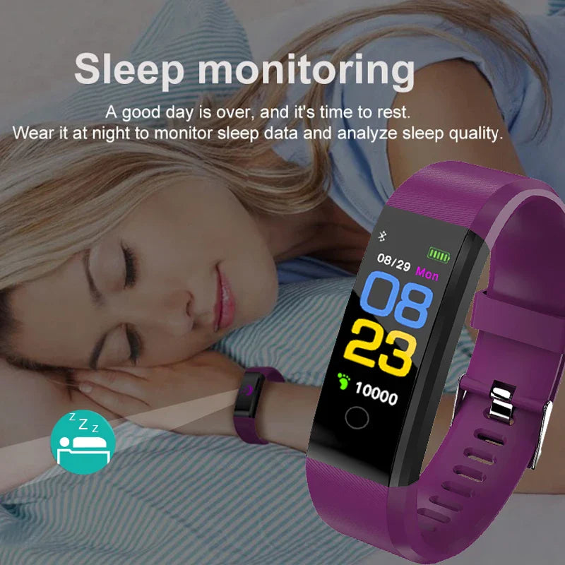 Smart Watch Men Women Heart Rate Monitor Blood Pressure Fitness Tracker Smartwatch Sport Watch - Korvel