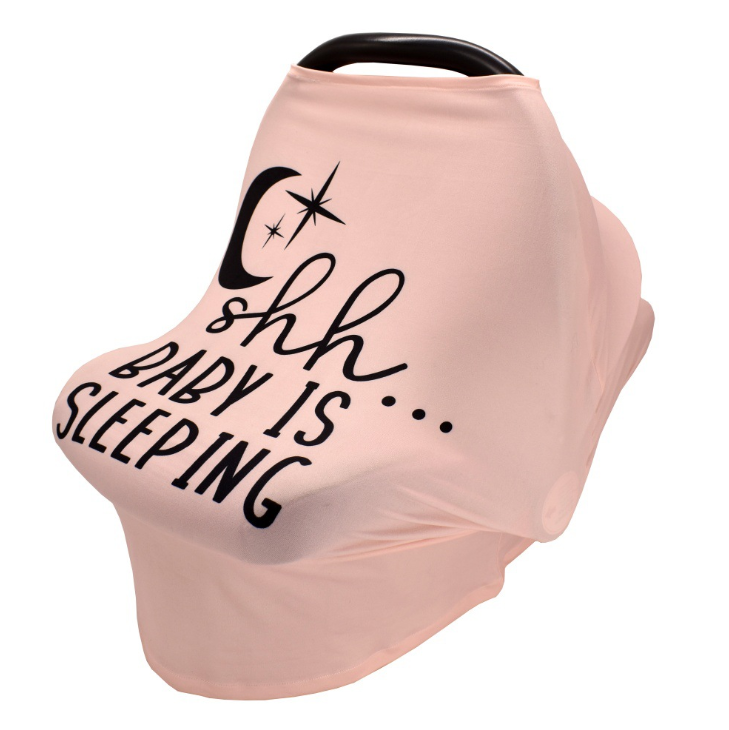 Multifunctional Stretchy Baby Car Seat Cover & Nursing Cover