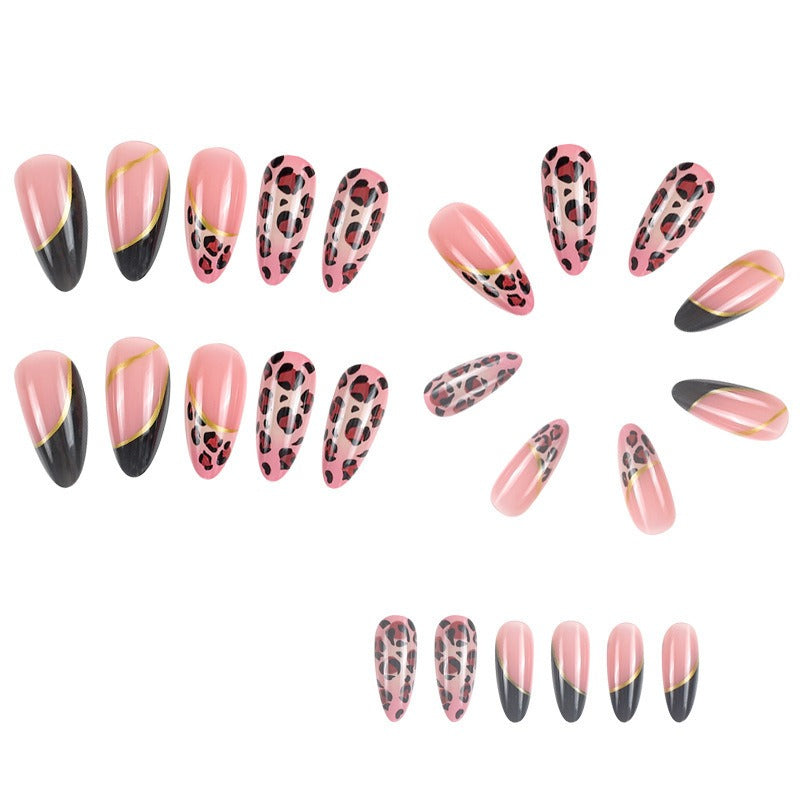 Mid-Length Almond Nail Art Patches for Stylish Looks