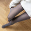 Insulated Tights Thermal Stockings Leggings Woman Thermal Fleece Lined Tights Sexy Warm Winter Women Socks Black Coffee Grey - Korvel