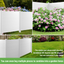 Premium Vinyl Privacy Fence Panels Kit - White