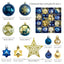 Christmas decoration 6cm electroplated ball plastic ball special-shaped painted Christmas ball gift Christmas tree pendant - Korvel