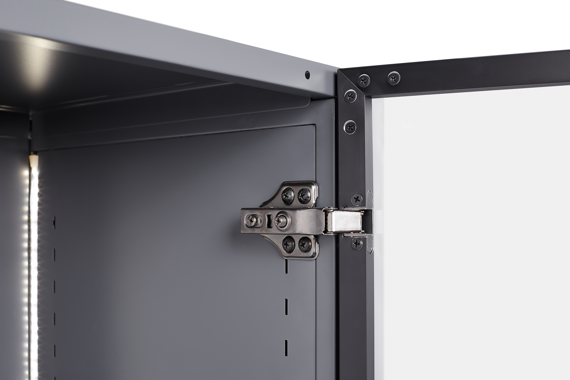 Single door display cabinet - Korvel