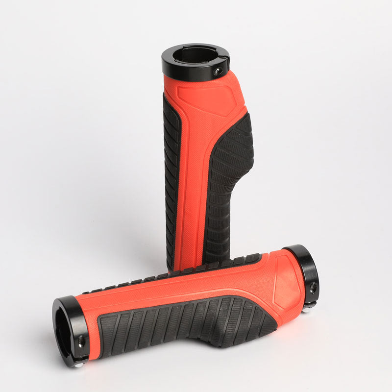 New Two-Sided Locking Grips Ergonomic Grips Meat Ball Grips Bilateral Locking Riding Equipment - Korvel
