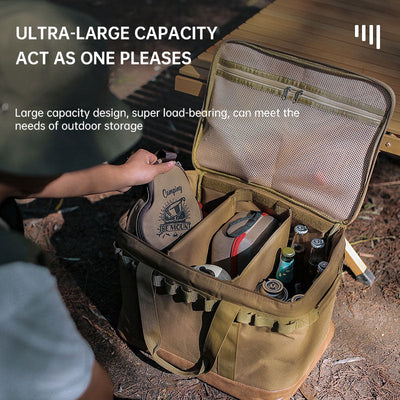 Outdoor Handbag Anti-Collision Storage Box Camping Waterproof Debris Bag Tableware and Kitchen Utensils Storage Bag - Korvel