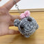 Chenille singing sad hamster keychain pendant Hamster emotional comfort doll - Korvel