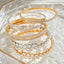 Stainless Steel Inlaid Zircon Bracelet - Korvel