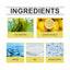 Lemon Fragrance Car Solid Balm, Car Air Fresh Light Fragrance Portable Car Balm - Korvel