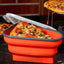 Premium Silicone Foldable Pizza Box for Easy Storage
