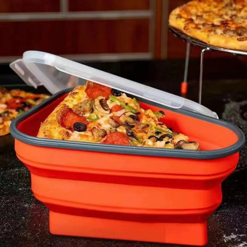 Premium Silicone Foldable Pizza Box for Easy Storage