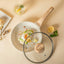 Medical stone non-stick pot soup pot stew pot frying pan wok milk pot frying pan steaming marble granite pot set - Korvel