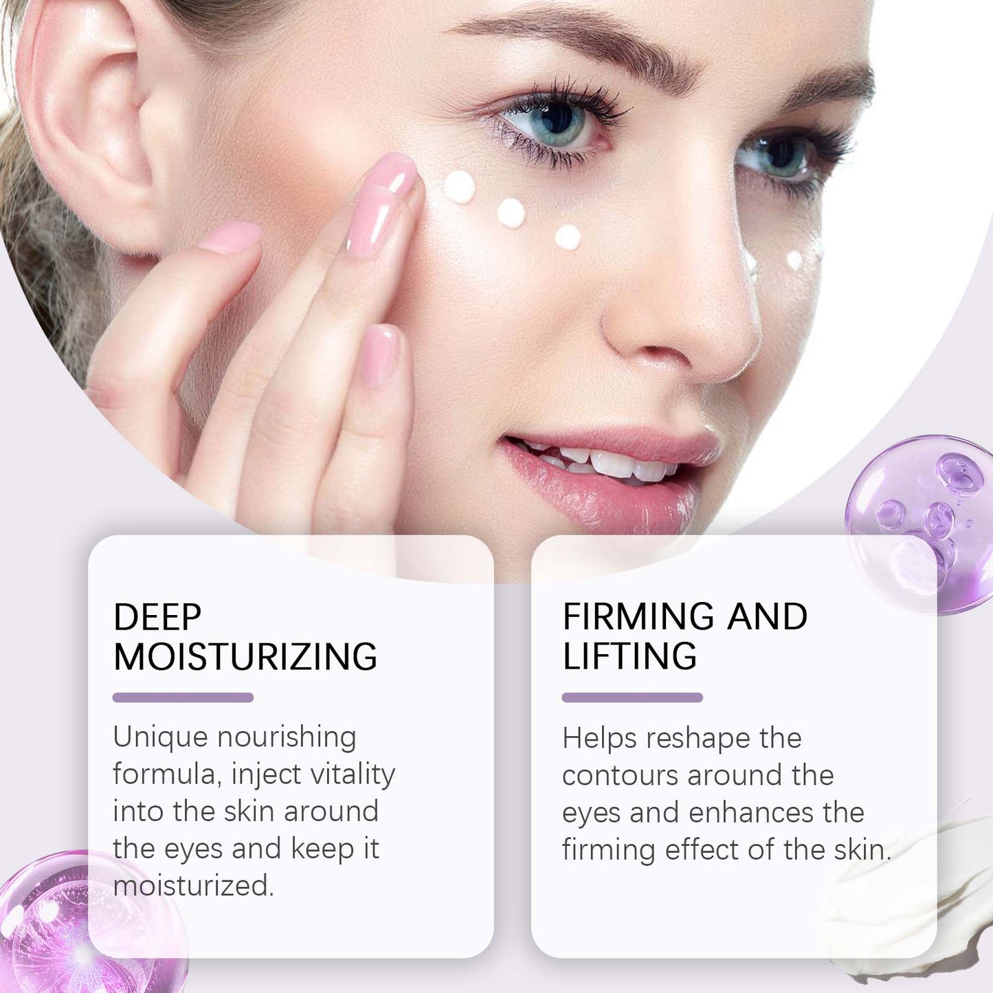 Crème pour les yeux au collagène premium pour raffermir et hydrater