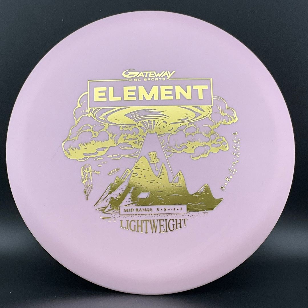 Lightweight Suregrip Element Disc - "Element in Space" Stamp