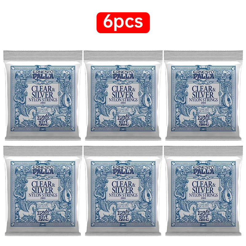 Cuerdas de Guitarra Clásica Ernie Ball - Colección de 6 Juegos