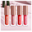 Fit Colors Matte Velvet Moisturizing Lip Gloss Lip Glaze Lipstick 4 Travel Small Set - Korvel