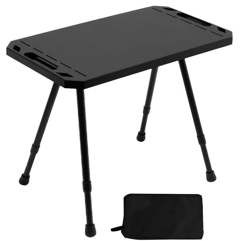 Adjustable Height Folding Picnic Table - Premium Aluminium Alloy