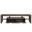 20 minutes quick assembly brown simple modern TV stand - Korvel