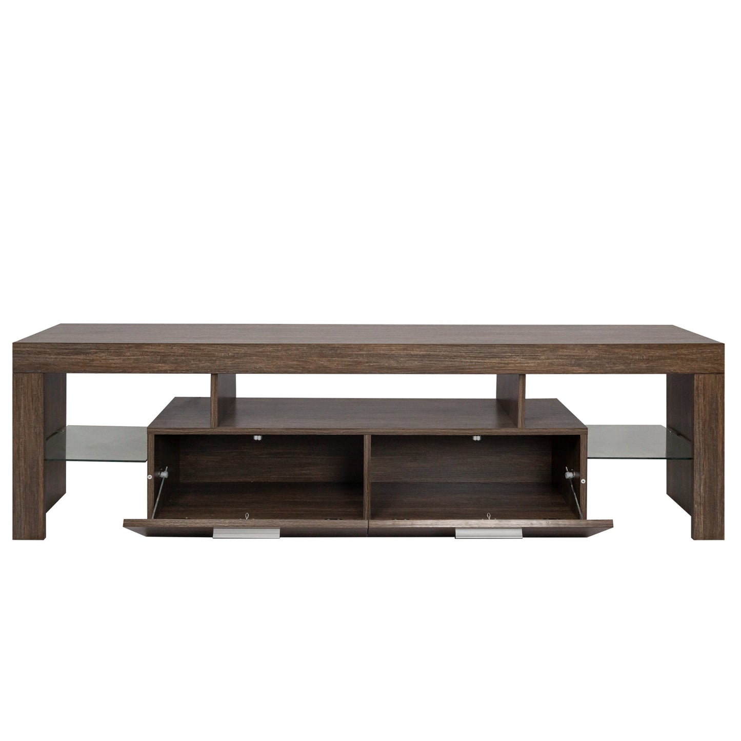 20 minutes quick assembly brown simple modern TV stand - Korvel