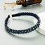 Washing Face Hair Band Thin Edge Handmade String Crystal Headband Fashion Hair Accessories Simple Hair Band - Korvel