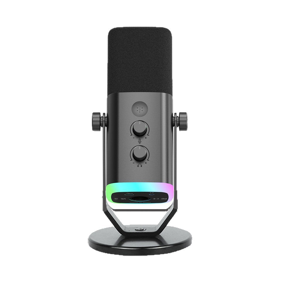 Condenser Microphone for Computer Live Streaming Karaoke Recording Audio Pickup Capacitor Mic for Mobile Phone Universal Karaoke Singing Gaming - Korvel