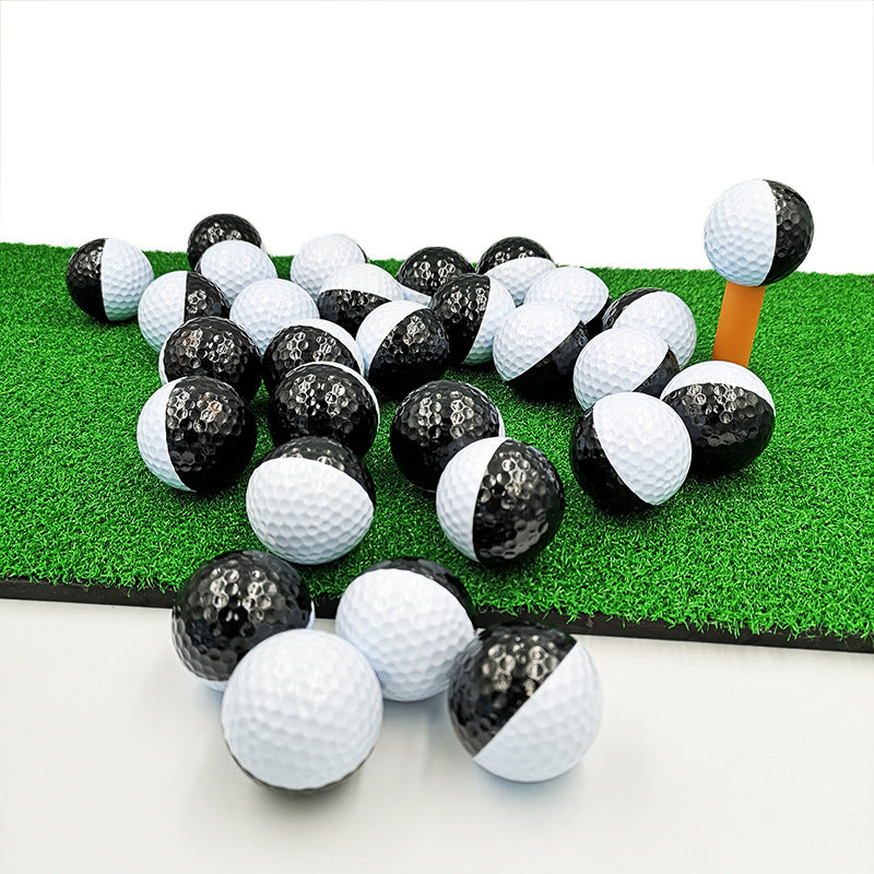 Colorful Golf Ball Black And White Putting Practice Match Ball Golf Ball - Korvel