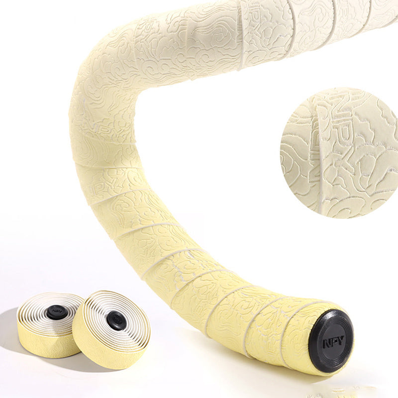 Premium Road Bike Handlebar Tape - Gradient Cloud Design