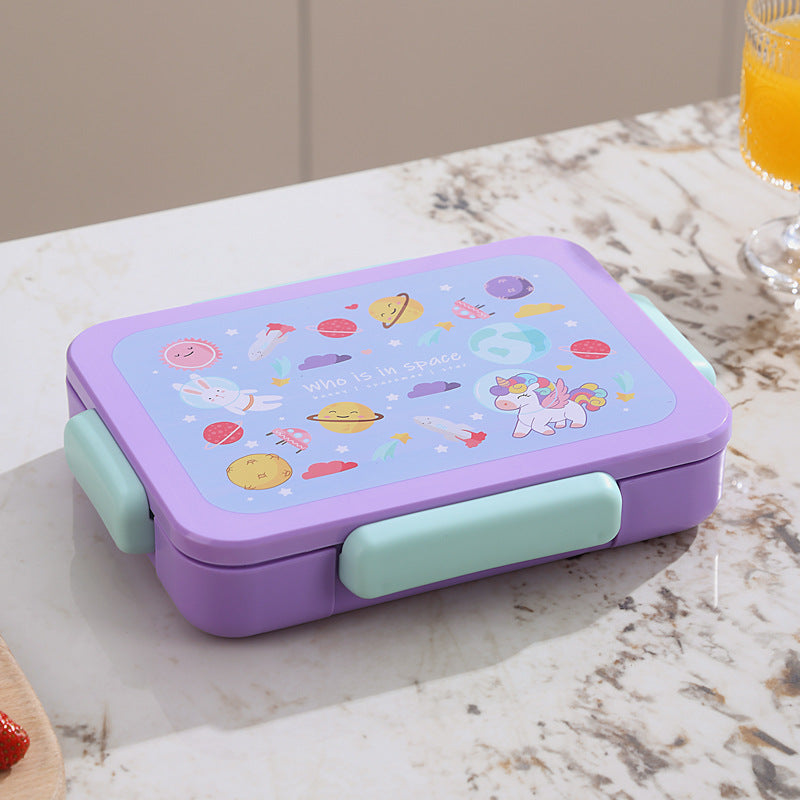 Boîte à lunch mignonne et cartoon, micro-ondable