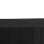 LED Carved Line 3 Door Storage Cabinet,Sideboard Buffet Cabinet With Adjustable Shelf,Large Storage Accent Cabinet - Korvel