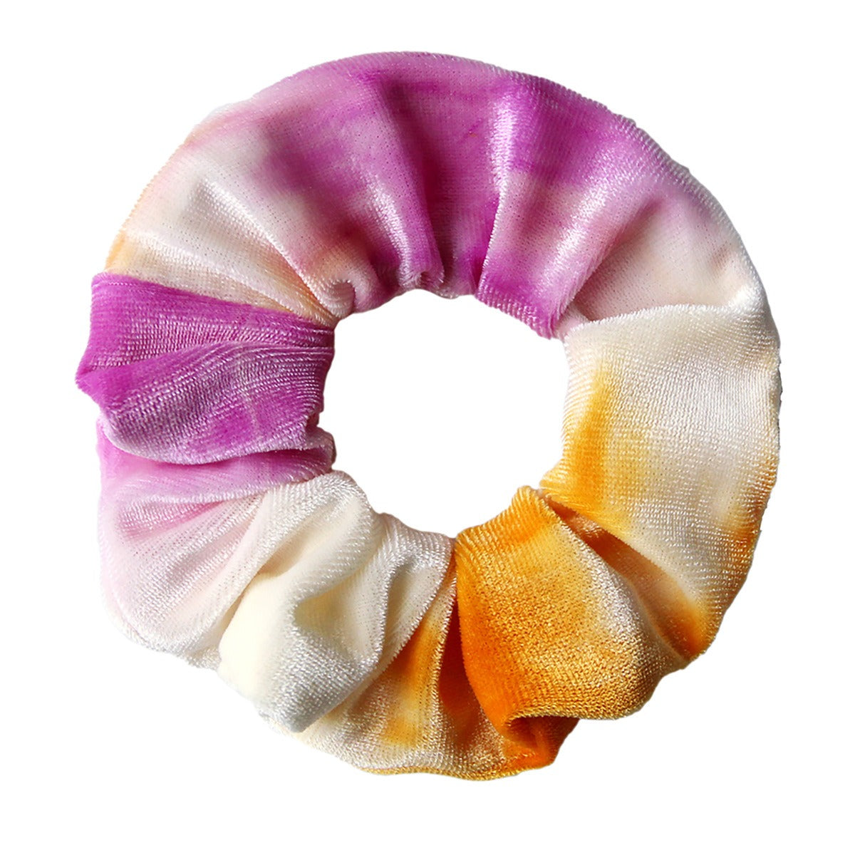 Tie dye velvet zipper large intestine loop - Korvel